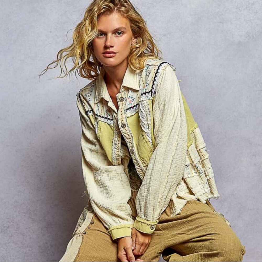 Willowlight Meadow Shacket NEW Size Various